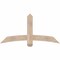 Ekena Millwork Bellingham Smooth Timber Gable Bracket, Douglas Fir, 60"W x 30"H x 3 1/2"D x 5 1/2"F, 12/12 Pitch GBW060X30X0406BEL00SDF - alternate 1